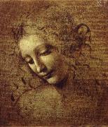 LEONARDO da Vinci la scapigliata oil painting
